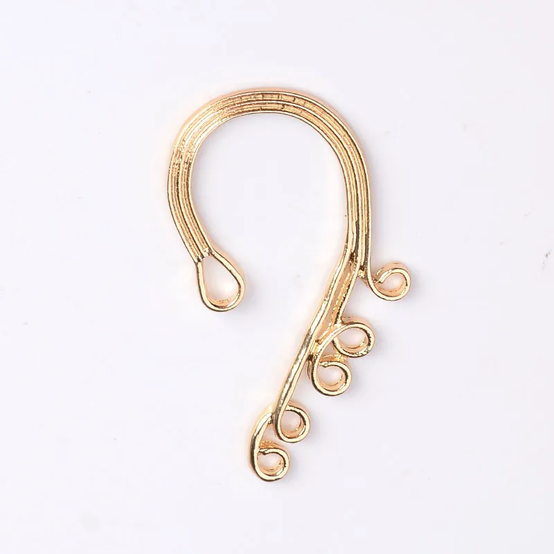 10 PCS 49*23mm Fashion Metal Alloy Gold/KC Gold/Silver Color Connectors Charm For Jewelry Making | Украшения и аксессуары