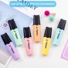 Милые цветные мини-маркеры Macaroon ярких цветов, художественные маркеры, флуоресцентная ручка, Подарочные канцелярские товары, JHP-Best