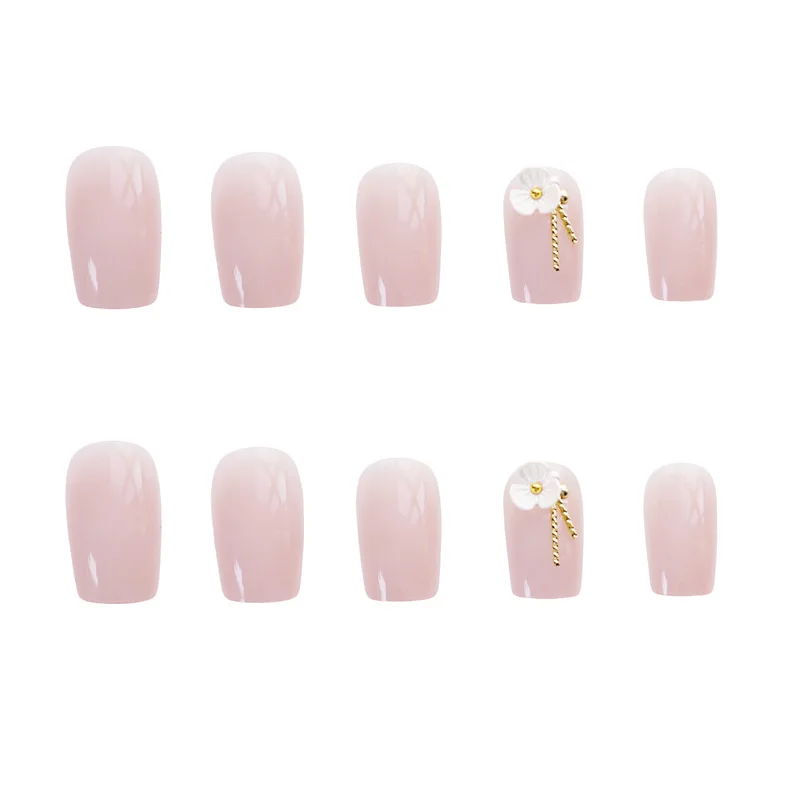 Розовая оболочка цветок отбеливающий нежный ноготь кусок нажмите на улитки без