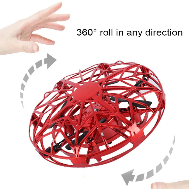 Mini Flying Helicopter RC Drone Anti-collision Magic Hand UFO Ball Aircraft Sensing Mini Induction Drone RC Toys RC Helicopters