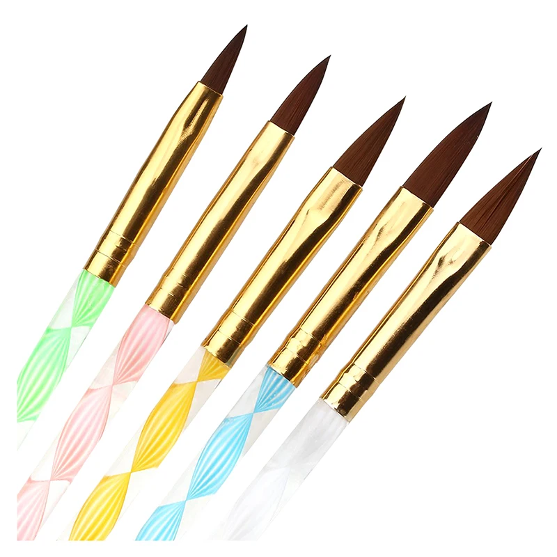 5 x акриловая искусственная кожа жидкий порошок сделай сам|Кисти для ногтей| |