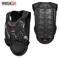 wosawe motorcycle armor vest adult chest back protection rider motocross off road spine support body protective gear