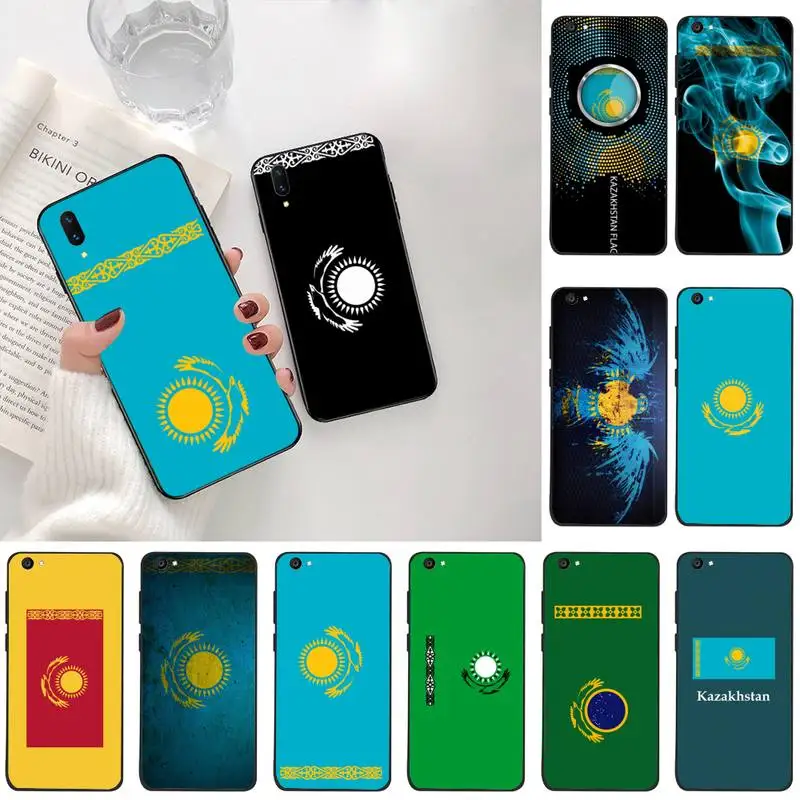 

KPUSAGRT Kazakhstan flag Phone Case Cover For Vivo Y91c Y17 Y51 Y67 Y55 Y7s Y81S Y19 V17 vivos5