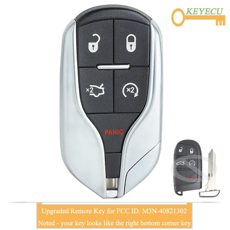 KEYECU обновленный умный Автомобильный ключ дистанционного управления для Jeep Grand