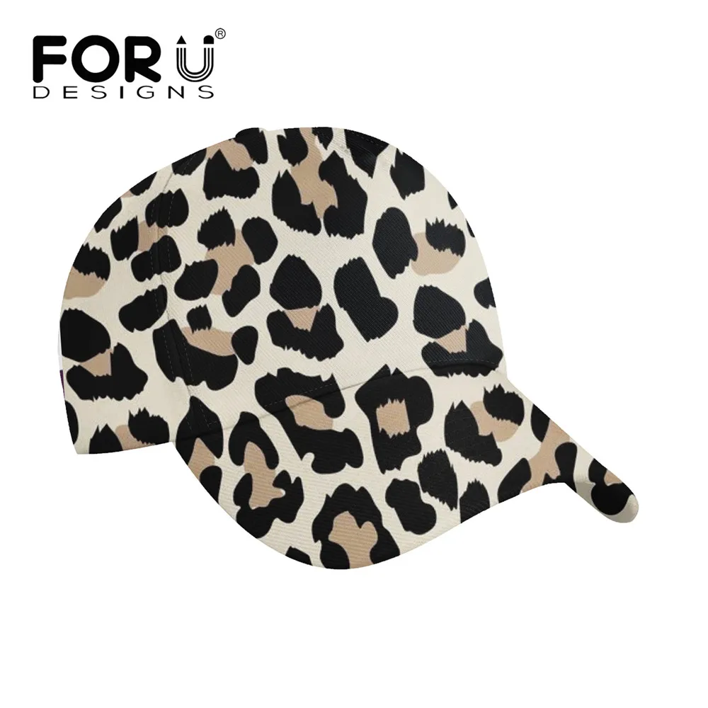 

FORUDESIGNS Animal Spot Pattern Men Women Baseball Cap Cotton Structured Buckle Closure Snapback Hats Unisex Streetwear Gorras
