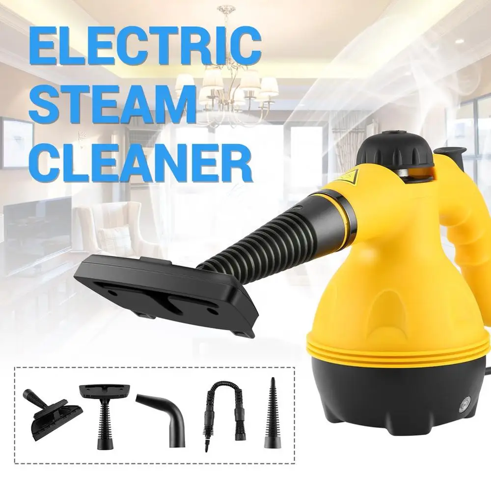 

Pro Eu Plug Multi Purpose Electric Steam Cleaner Portable Handheld Steamer Household Cleaner Attachments Kitchen Brush Tool