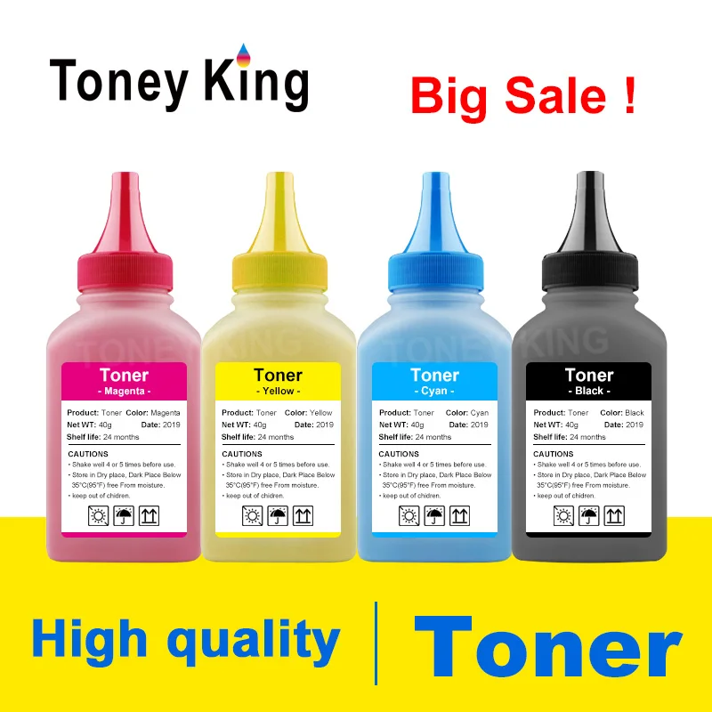 Toney King 4 шт. порошок для заправки тонера совместимый с HP 201a CF400A Laserjet MFP M277dw M277 M277n