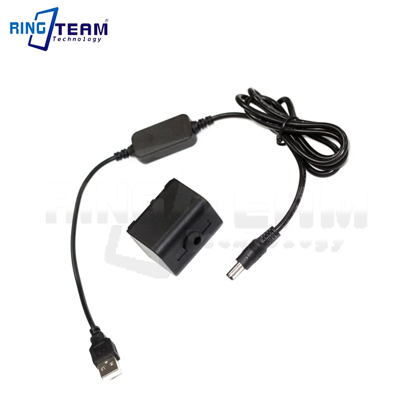 USB к DC 5525 Мужской кабель + искусственная батарея фотооборудованию постоянного