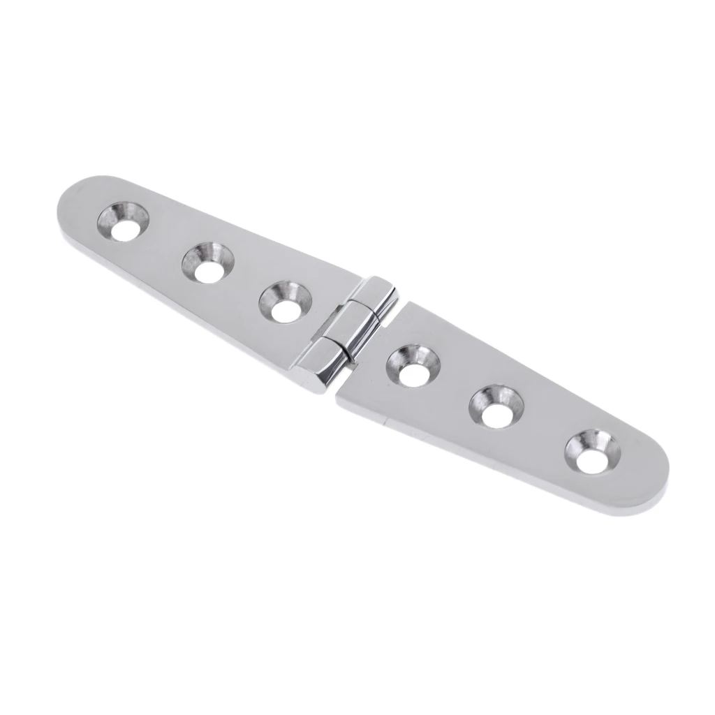 

316 Marine Stainless Steel Cast Boat Cabin Door 6-hole Strap Hinge 152x 28mm