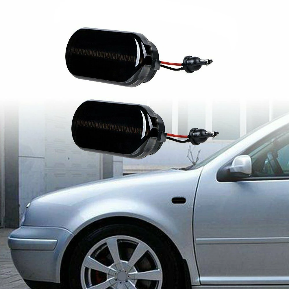 

Smoked Side Fender Marker LED Turn Signal Light 12-30V Dynamic Durable