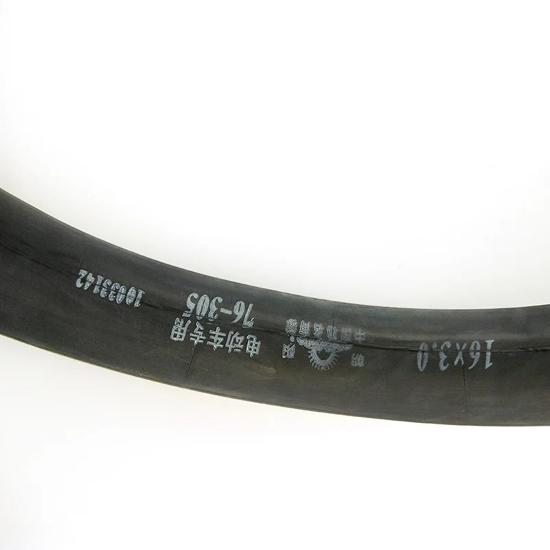 16X3.0 пневматическая внутренняя труба камера 16 дюймов с изогнутым стержнем