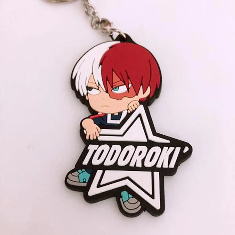 Аниме брелок Boku No Hero Academy Bakugou, брелки, подвески с принтом Llaveros - Цвет: 1