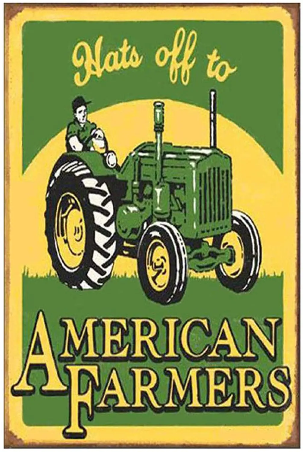 

Tractor Farm Metal Tin Sign Plate Farm Bar Cafe Pub Wall Decoration Shabby Chic Home Decor Poster 12*8 Inch