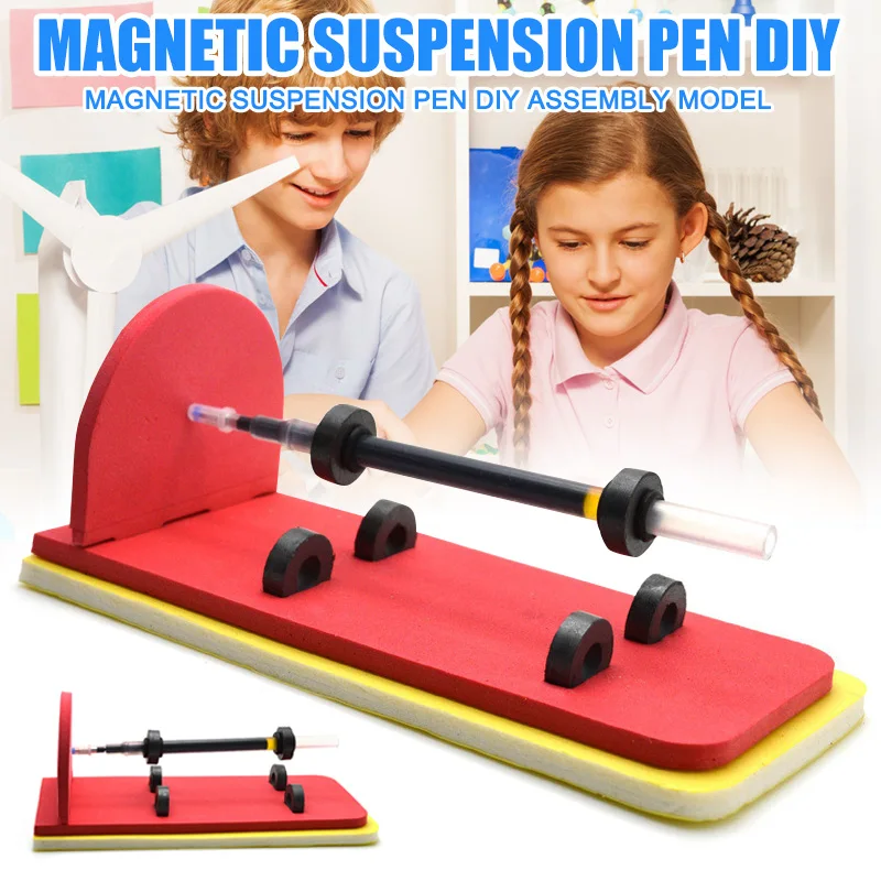 

Magnetic Levitation Pen Physical Principle Learning Children DIY Assembly Educational Toy AN88