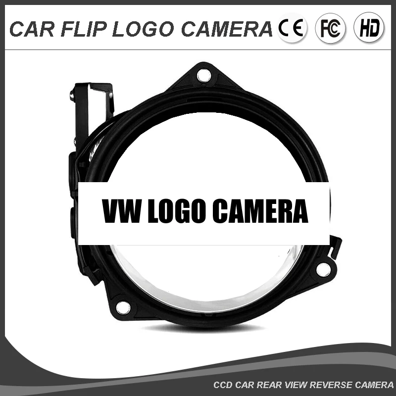 Автомобильный листать логотип Камера эмблема VW Ratating для PASSAT CC B6 B7 B8 Golf 5 6 7 MK7 MK6