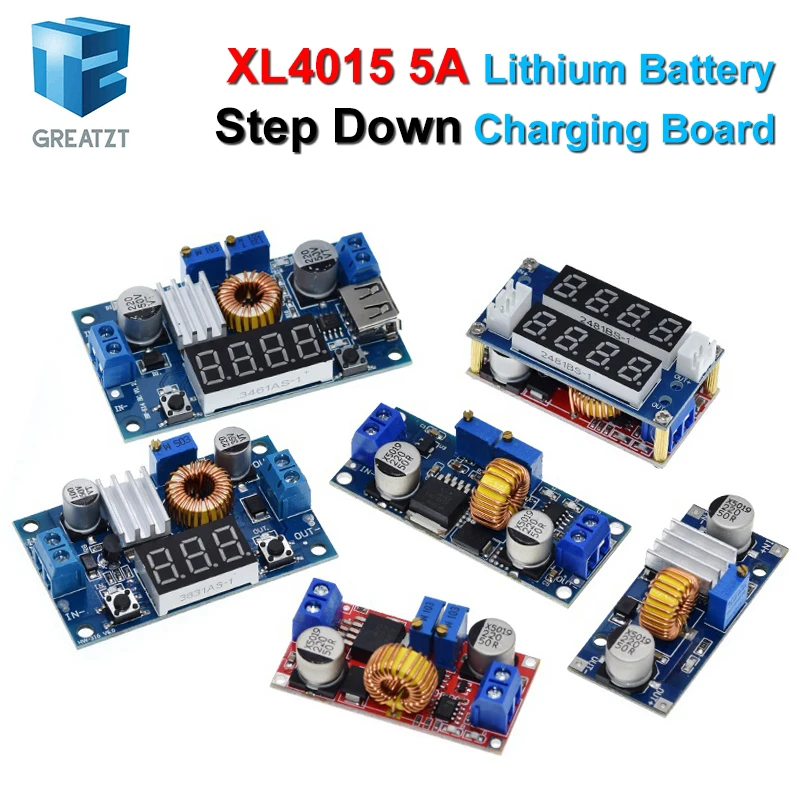 Плата зарядная понижающая для литиевых аккумуляторов XL4015 E1