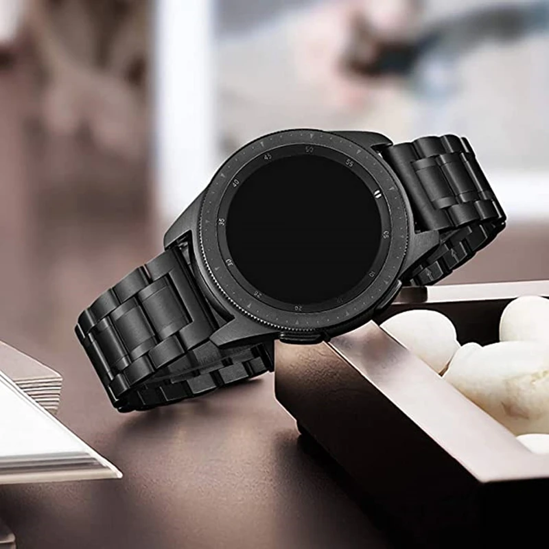 

22mm 20mm Stainless Steel Strap For Samsung Galaxy Watch 3 45mm 41mm Active 2 Band For Huawei Watch 3 GT 2 Pro Watchbands