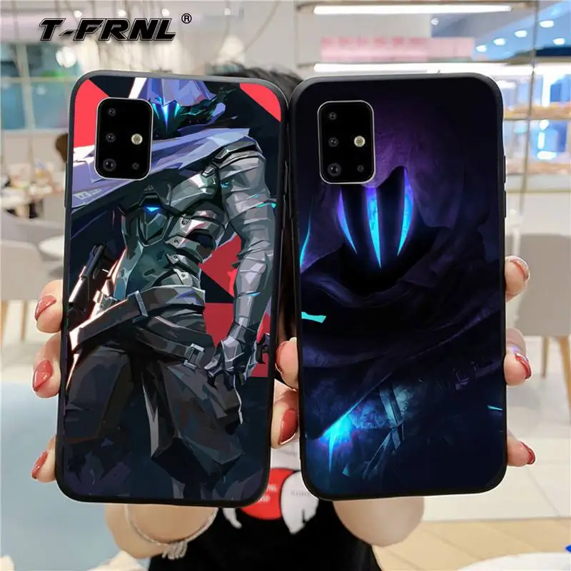 

Valorant Shooting Game Phone Case For Samsung A6 A7 A8 A10 A11 A20 A21 A30 A31 A40 A50 A70 A80 A91 Plus S E Cover