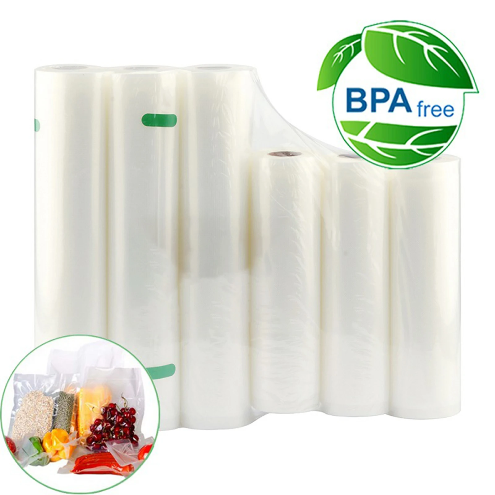 Пищевой вакуумный пакет высокой плотности PE + PA с односторонней текстурой