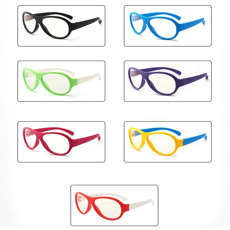 2020 Round Anti-blue Light Kids Glasses Children Boy Girl Blocking Filter Reduces Digital Eye Strain Computer Eyeglasse UV400 | Аксессуары