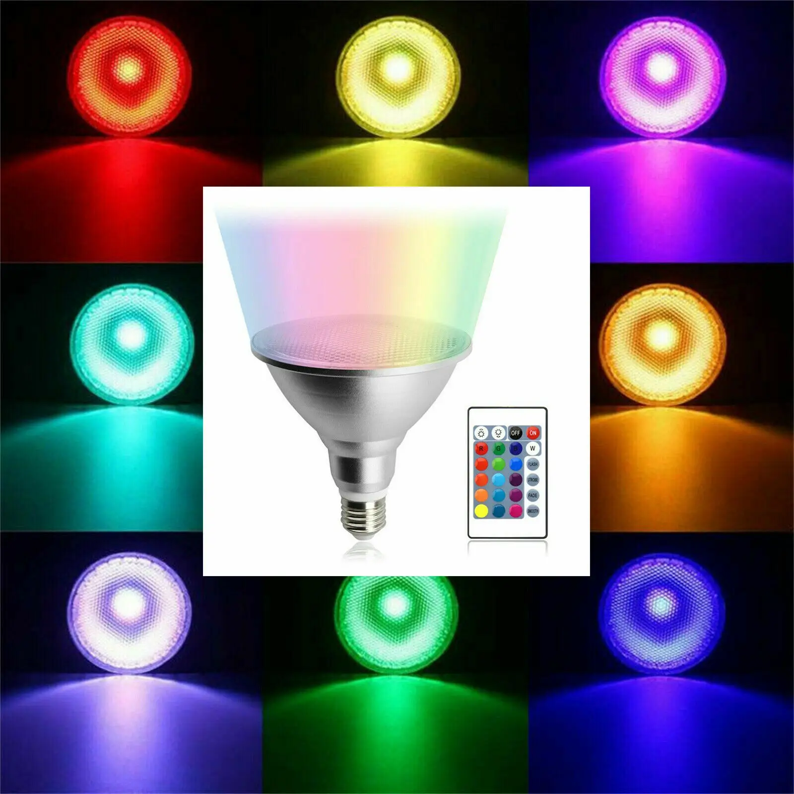 

RGB прожектор RANPO PAR38 25 Вт