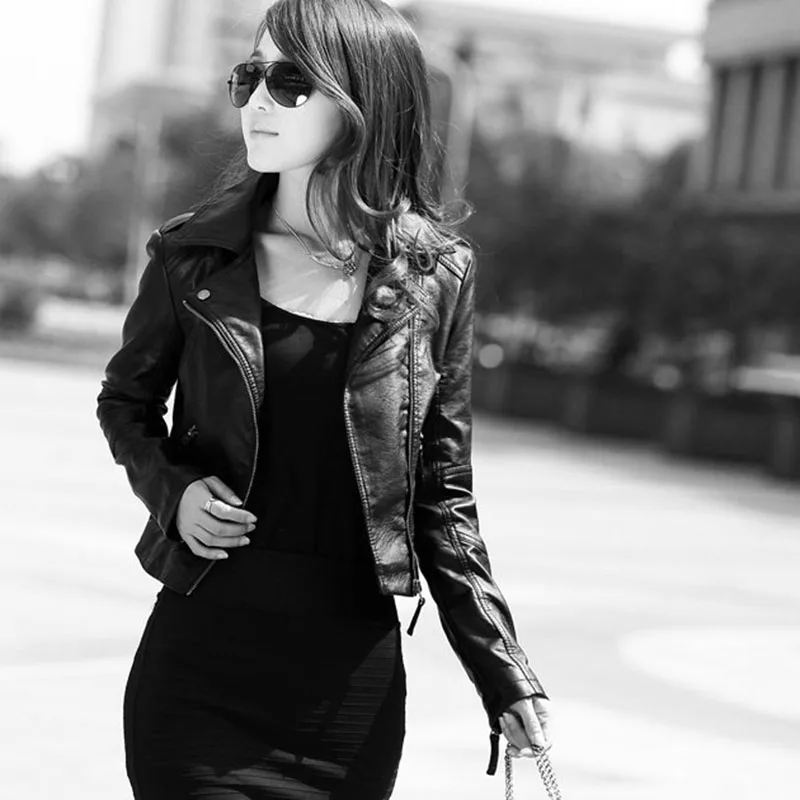 Женское модное весенне-осеннее женское кожаное пальто 2022 Новинка с длинным