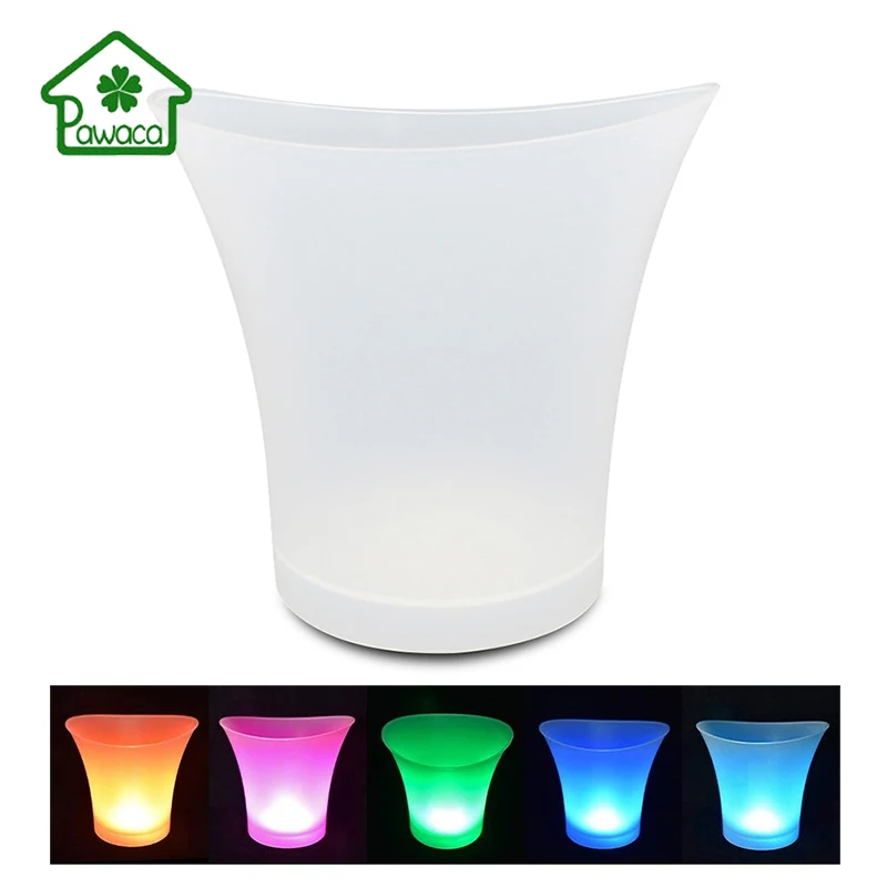 Красочные большой емкости 5L ведро для охлаждения шампанского льдом охладитель