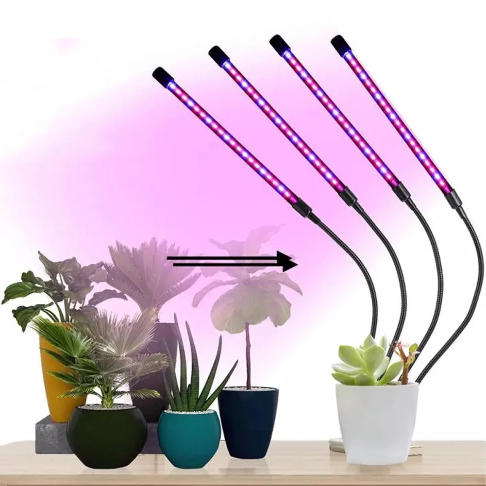 

Светодиодсветильник фитолампа полного спектра с USB, лампа с управлением для растений, саженцев, цветов, комнатный короб для выращивания, 5 В