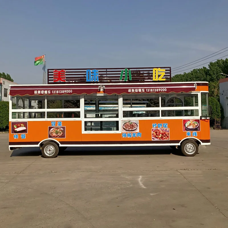 6 5 MMobile продовольственный прицеп тележка для кофе мороженого киоски красного