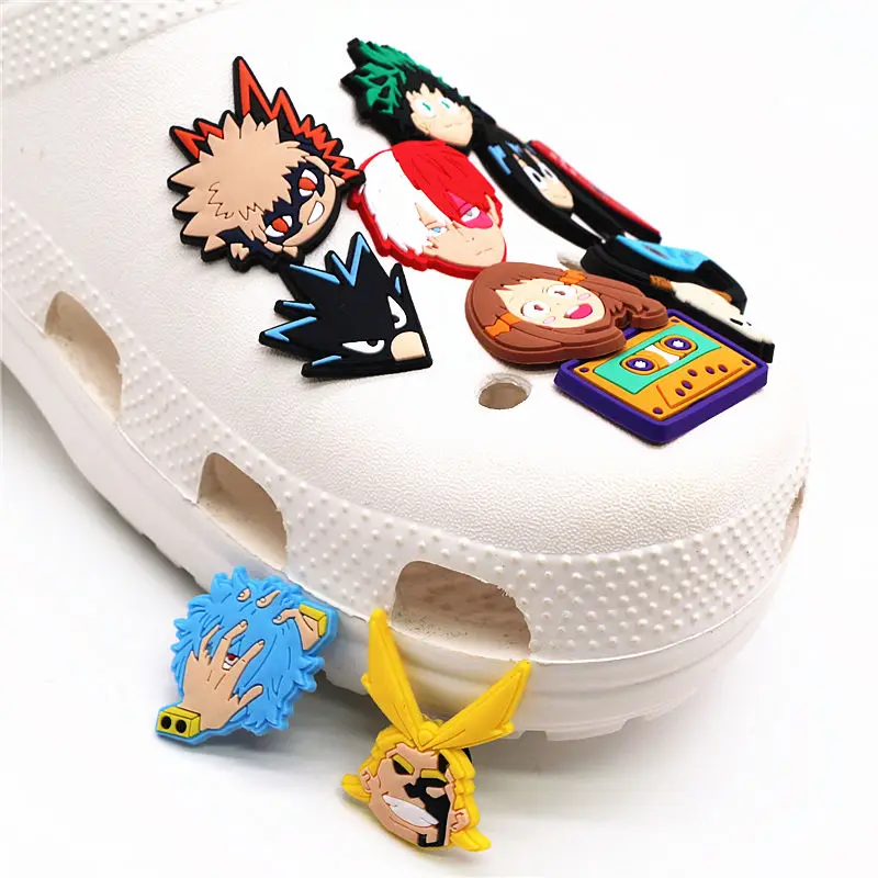 Novelty Cartoon Game Shoe Charms Accessories Comic Portrait PVC Shoe Decoration Designer for Croc Jibz Kids X-mas Party Gifts