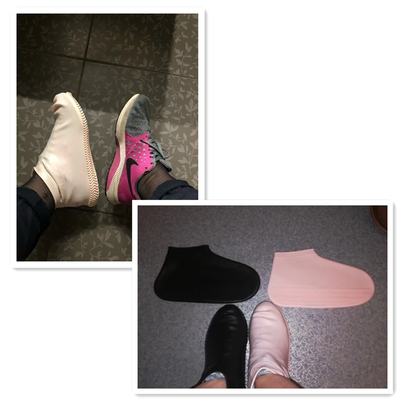 

Boots Waterproof Shoe Cover Silicone Material Unisex Shoes Protectors Rain Boots for Indoor Outdoor Rainy Days Non-slip Washable