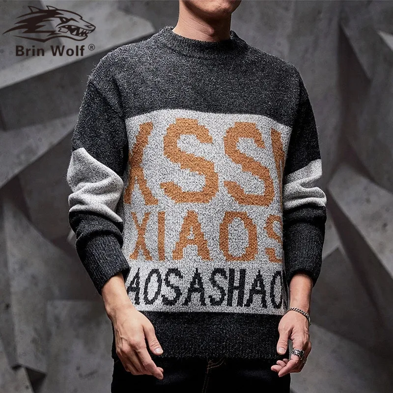 Брендовый 2020 Новый Модный зимний весенний Повседневный свитер бренда Pro Wolf