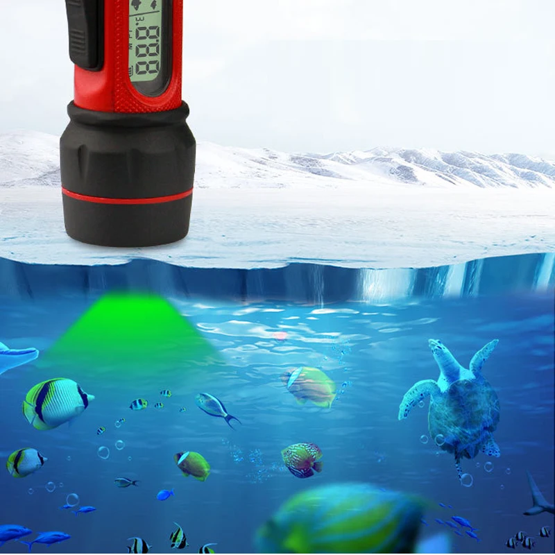 Рыболокатор для подледной рыбалки беспроводная водонепроницаемая лампа