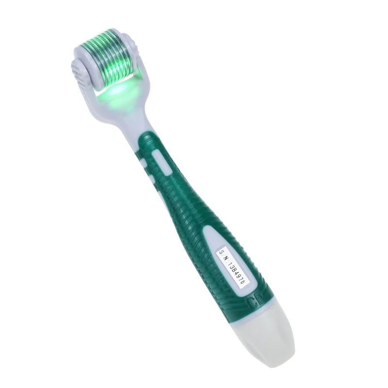 Ролик для кожи лица светодиодный фотон микро иглы терапия пигментации