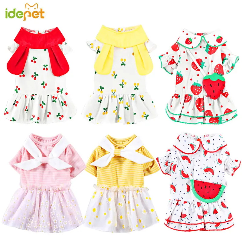 

Fashion Dog Dress for Small Dogs Pet Clothes Princess Wedding Skirt for Dog Soft Lace Clothes Cat Dress Dog Costume Pet Supplier