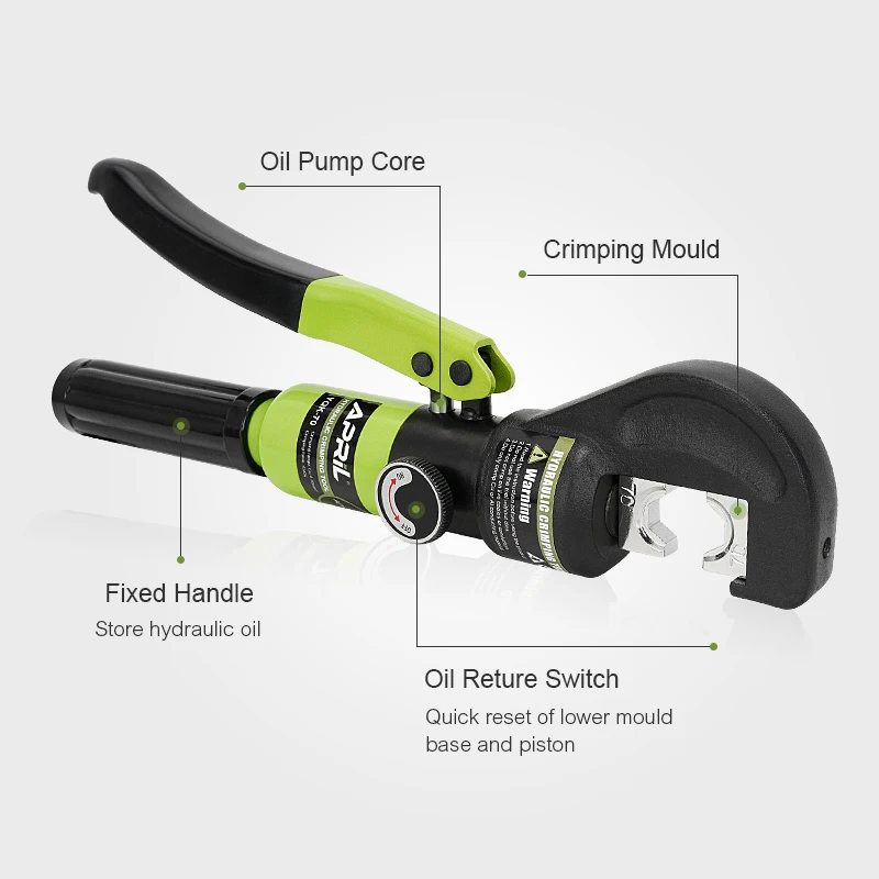 Гидравлический обжимной инструмент Φ для сжатия гидравлической лампы 4 70