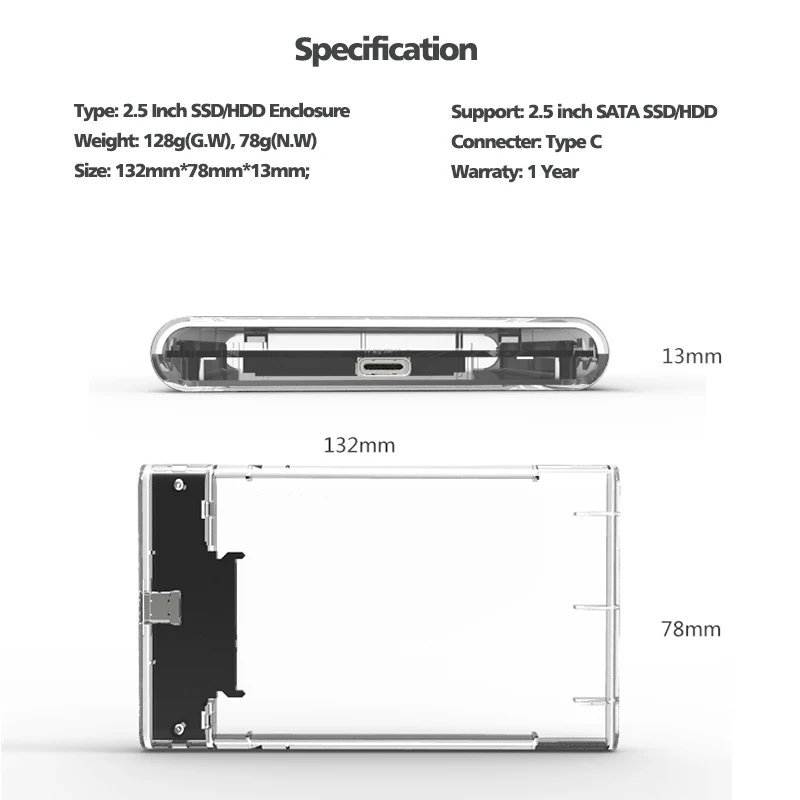 Новое поступление KingSpec 6 Гбит/с SATA ssd корпус USB 3 0 7 мм 5 SSD жесткий диск внешний 9 для 2