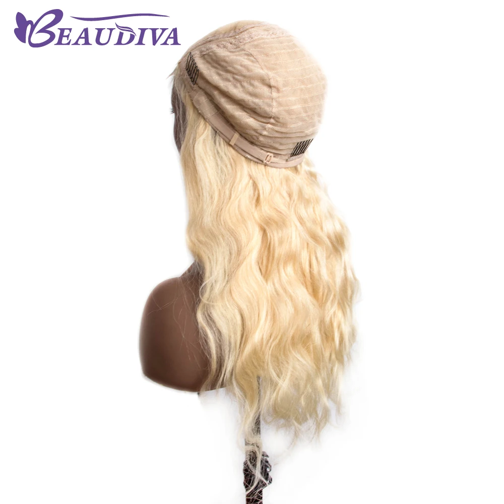 Luxediva, перуанские, 613 блонд, на шнуровке, человеческие волосы, парики с детскими волосами, предварительно выщипанные, Remy, объемная волна, 4*4, на шнуровке, парики для волос