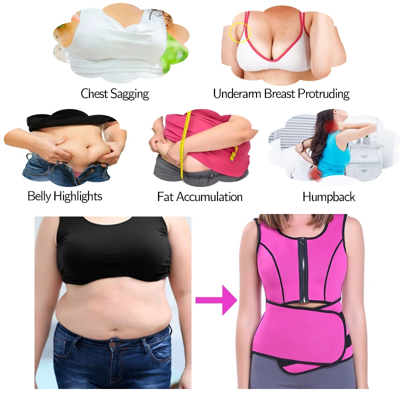 Женский тренировочный жилет для талии корсет похудения шейпер тела