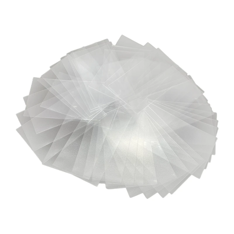 

80 шт. матовая прозрачная пленка с мигающей картой, голографический рисунок, защита для карт YGO Ultra