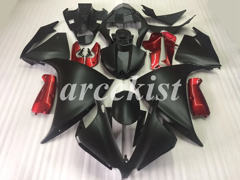 

Новый комплект обтекателей для мотоцикла ABS, подходит для YAMAHA YZF-R1 2013 2014 13 14 R1, черный матовый корпус