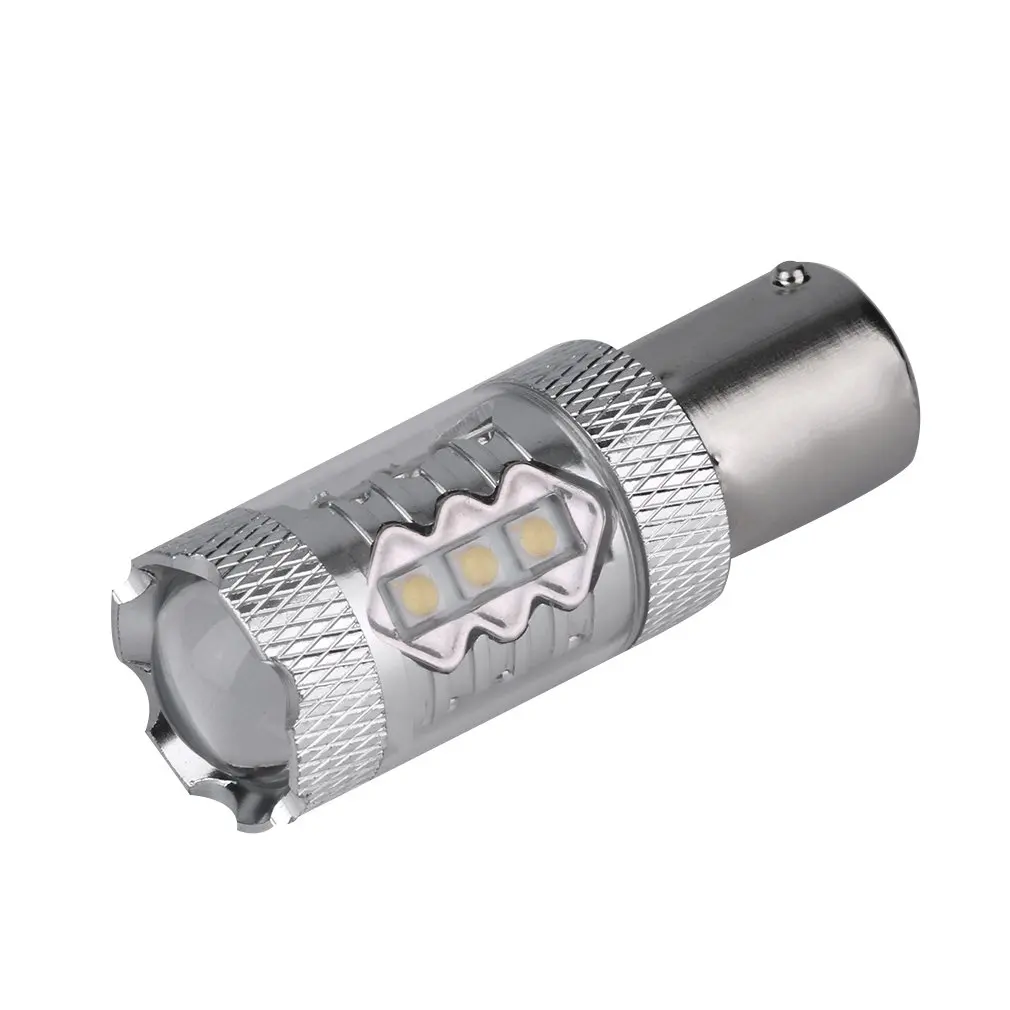 80W 12 24V 1156 чип высокой яркий светодиодный Фары заднего хода BA15S поворотники света