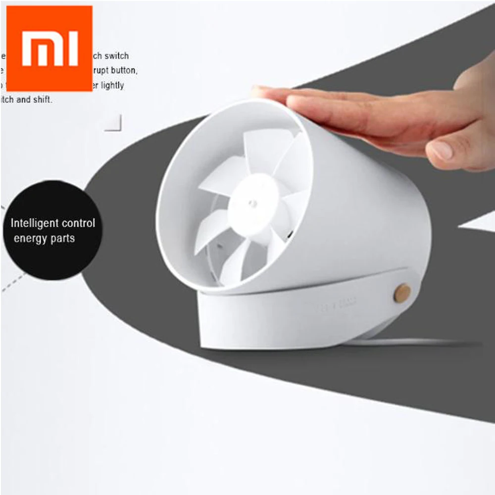 Оригинальный портативный вентилятор охлаждения Xiaomi Rg Vh Mijia Usb мини умный