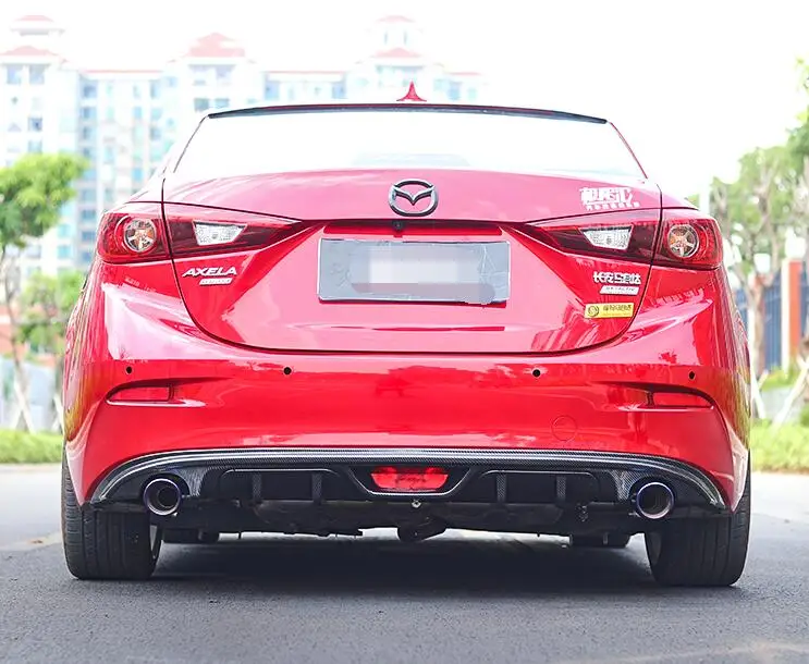 Для Mazda 3 Axela Body kit спойлер 2017-2019 для SCK ABS задний передний бампер диффузор защитные