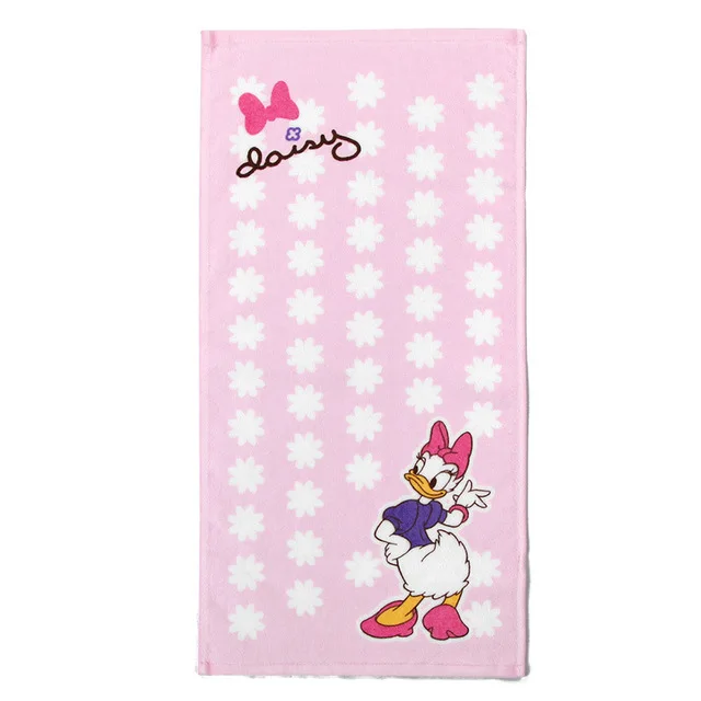 Color2-25X50CM Disney DonaldDuck полотенце из чистого хлопка Детский сад Дети специального назначения полотенце для мытья лица вода Поглощение мягкий детское полотенце - Цвет: Color2-25X50CM
