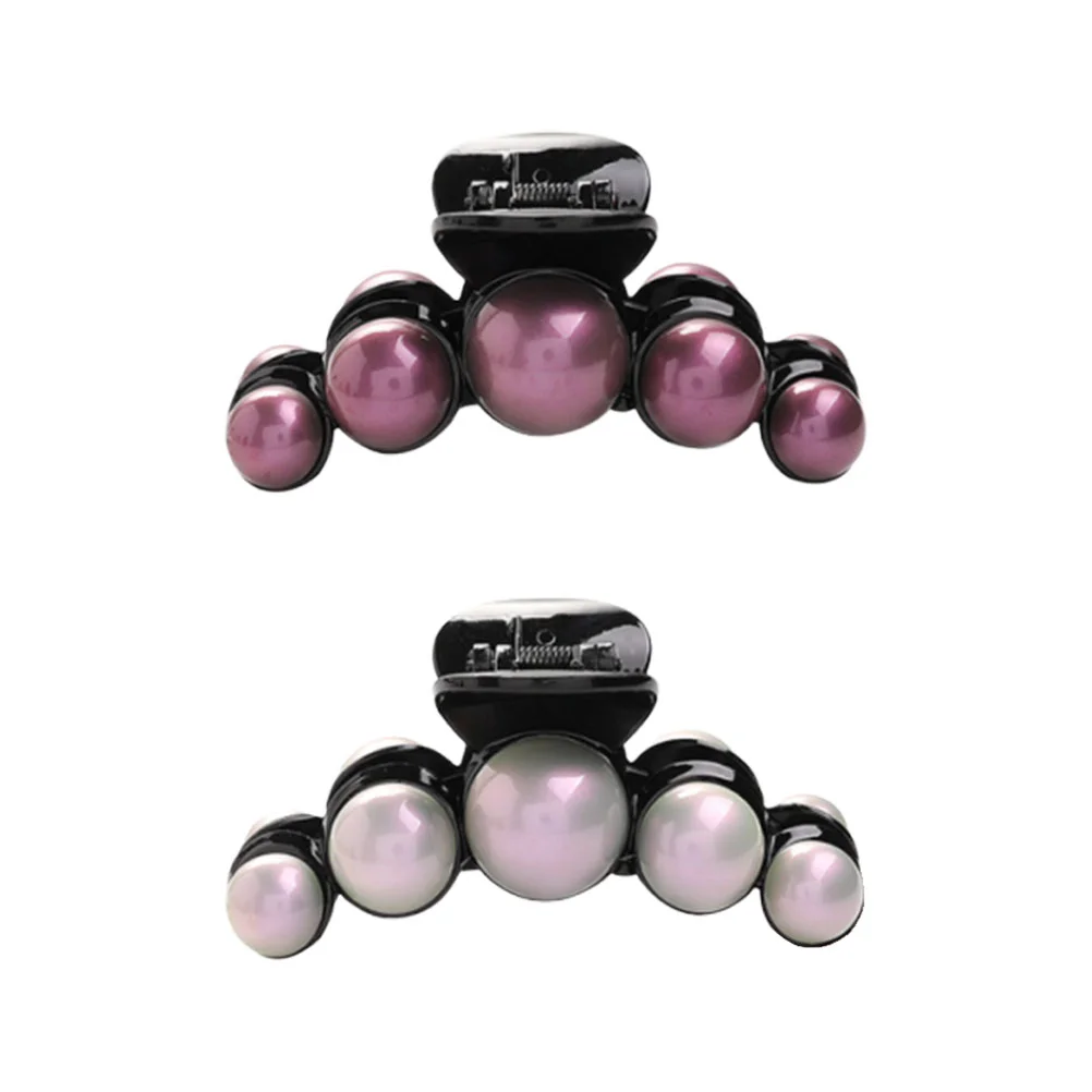 

2Pcs Acrylic Hair Clamps Large Hair Claw Hair Jaw Hair Accessories for Lady Girls(Random Color)
