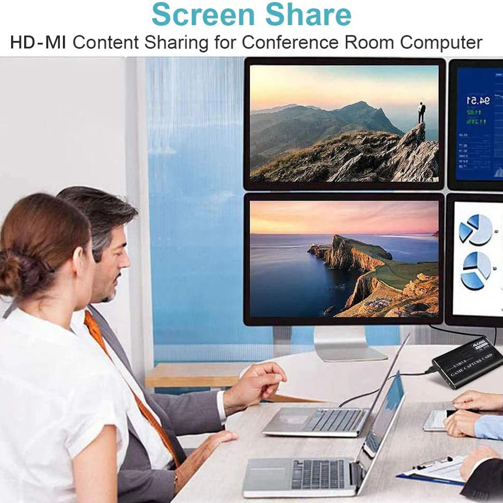 KuWFi 4K HD MI игровая карта захвата 1080PHD до 3 0 видеозахвата Настольная игра Запись