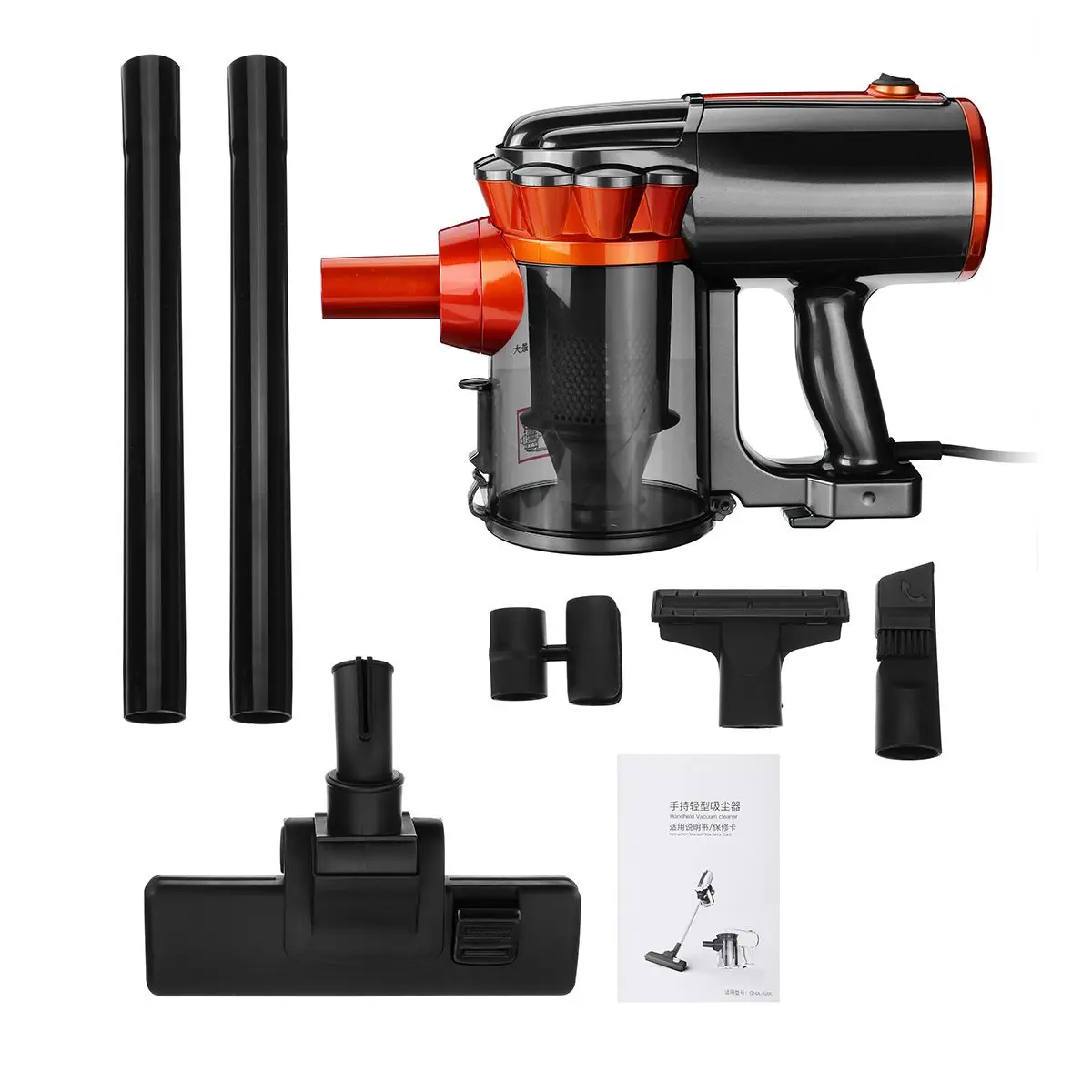 

600W Portable 2 In 1 Handheld Vacuum Cleaner Low Noise Multifunctional Cleaner Strong Suction 16000Pa Dust Collector Aspirator