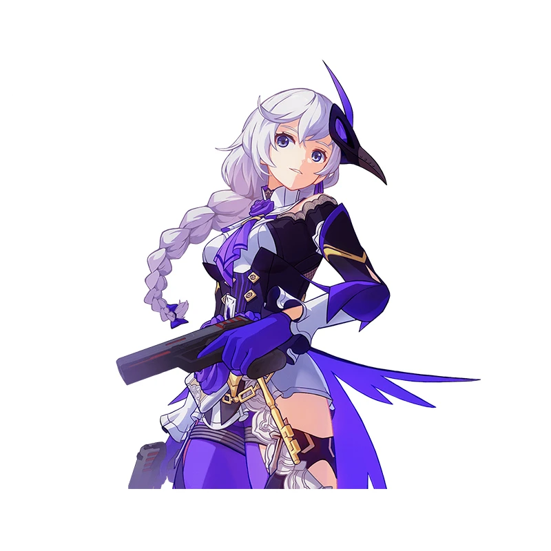 

Creative Honkai Impact 3 Creative Car Stickers Vinyl Material Motorcycle Helmet Suitcase Scratch-Proof Cover Scratches 12*11cm