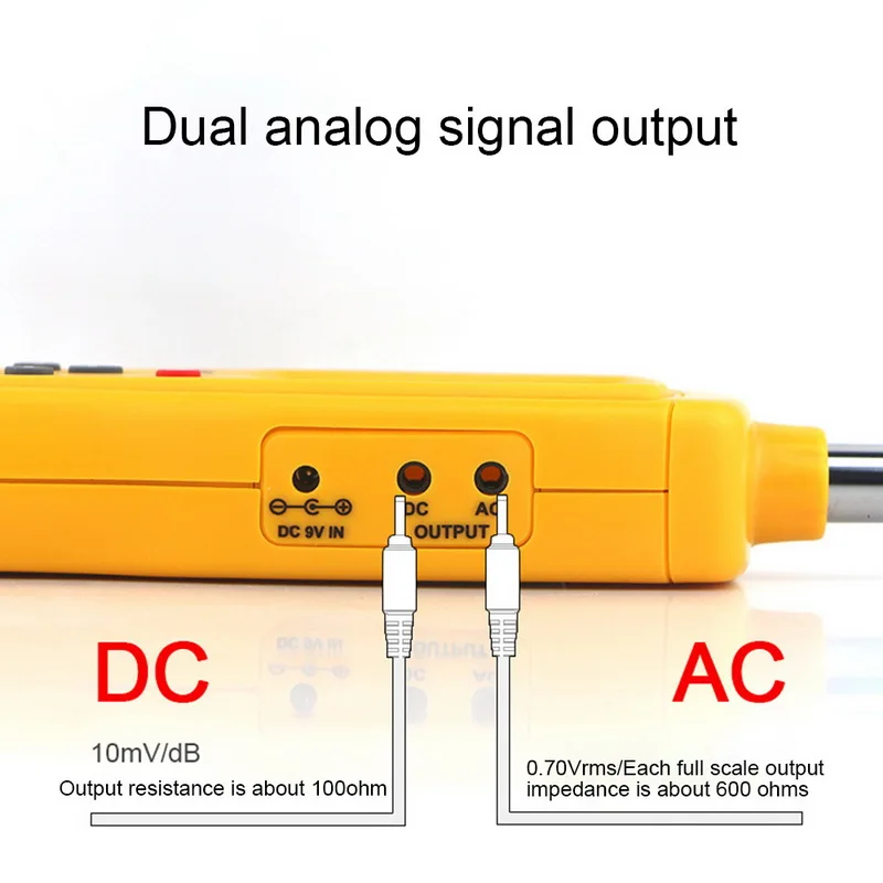Цифровой Noisemeter измеритель уровня звука детектор тестер давления цветной